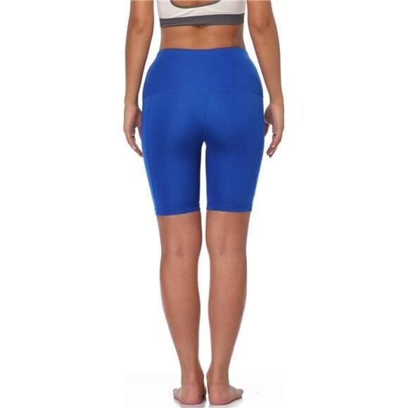 Neleus High Waist Biker Shorts Women Tummy Control Yoga Running Gym Workout - Picture 4 of 7